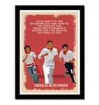 gray wall Good Hope - Bollywood Movies Zindgi Na Milegi Dobara Movie Frame For Room & Office (Framed Poster(10X13Inch), Red)