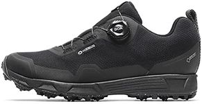 Icebug Womens Rover BUGrip GTX Trail Running Shoe with Carbide Studded Traction Sole, Trueblack, 5 UK