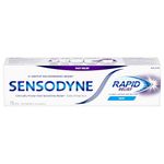 Sensodyne Rapid Relief Original Mint Toothpaste, Strengthens and Protects Sensitive Teeth, Original Mint 75 mL