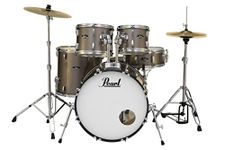 Pearl Roadshow 5-Piece Drum Set, Bronze Metallic (RS525SC/C707)