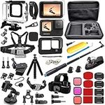 BMUUPY Accessories Kit for Gopro Hero 12/Hero 11 10 9 Black Waterproof Housing Silicone Case Glass Screen Protector Bundle Set for Gopro12 Gopro11 Gopro12 Hero12 Hero11 Hero9