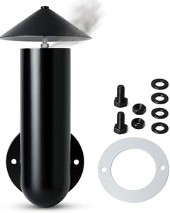Pellet Grill Smoke Stack Chimney Replacement for Pit Boss Traeger Camp Chef, Replacement Stack Smoker Kits with Umbrella, Gasket, Screw, Locking Washer & Washer