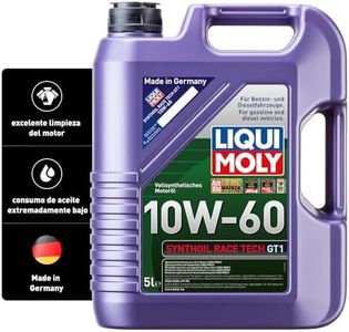 LIQUI MOLY Synthoil Race Tech GT1 10W-60 | 5 L | Aceite de motor completamente sintético | 8909