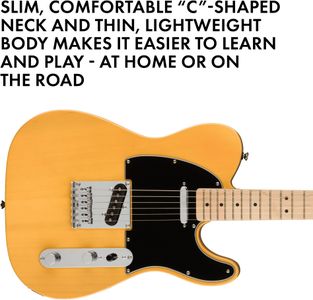 Squier Affinity Telecaster Electric Guitar – Butterscotch