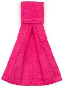Suddora Football Towel, Pure Cotton Quarterback Football Field Towel with Hook & Loop Closure, Sports Towels for Sweat & Maintaining Grip, Versatile Towel for Gym, Yoga, Youthful Football, Pink