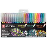 SAKURA Gelly Roll Set of 24 Gel Pens, Stardust - Metallic - Moonlight