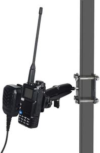 UAYESOK Heavy-Duty Two-Way Radio Forklift Pillar Mount, for Warehouse Vehicle , Tractor ROPS, Scaffolding, Pallet Jacks, ATVs, UTVs, Trucks, Utility Vehicles, Heavy Equipment
