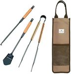 Snow Peak N-024 - Fire Tool Set Pro, Bamboo