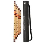 Punam Flutes Combo E, G, A base and C, D medium 5 Bansuri Set Right hand