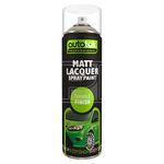 Autotek Professional Durable Finish Spray Paint, Matt Lacquer, 500 ml