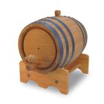 Premium Charred American Oak Aging Barrel - No Engraving (3 Liter)