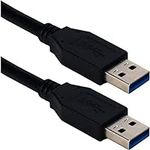 QVS 3ft USB 3.0/3.1 Type A Male to 