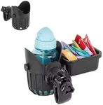 LUFFCABO Removable Stroller Snack Tray with Universal Stroller Cup Holder, Detachable Stroller Tray Attachment and Stroller Accessories, Bike Cup Holder, 2 in 1 Detachable Snack Tray for Stroller
