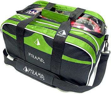 Pyramid Path Double Tote Plus Clear Top Bowling Bag (Holds Shoes)