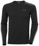 Helly Hansen LIFA Active Stripe Crew Mens Black, S