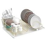 Buruis Dish Drying Rack, Gold Dish 