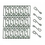 THE TWIDDLERS - 500 Pack Bauble Hooks Hangers for Christmas Tree Ornaments and Xmas Party Hanging Decorations - 4cm