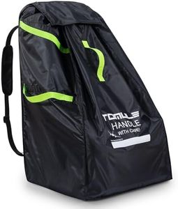 Tomule Car Seat Baby Infant Toddler Gate Check Stroller Strap Cover Portable Black Waterproof Foldable Travel Bag for Airplane Essentials