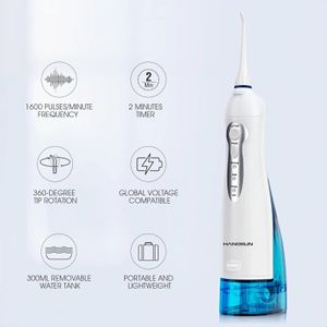 Hangsun Cordless Water Flosser – Portable Oral Irrigator, Blue