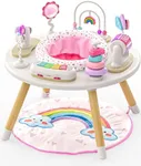Move2Play 4-in-1 Baby Activity Center | Montessori-Inspired Design | 8 Interactive Toys | Tummy Time, Exersaucer & Toddler Table | Shower Gift | Essential | Must Have for 3, 6, 12 Month Old