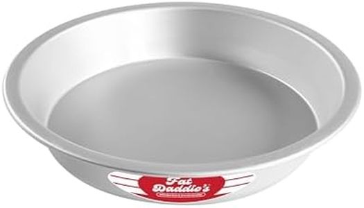 Fat Daddio's Individual Pie Pan 0.5" Deep 9 x 0.5 Inch Silver