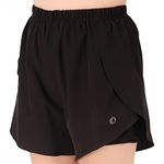 Oysters Women's 2 In 1 Running Skirt Shorts Quick Dry Gym Athletic Workout Shorts For Women's (M, Black)