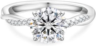 KRKC&CO Moissanite Promise Rings fo