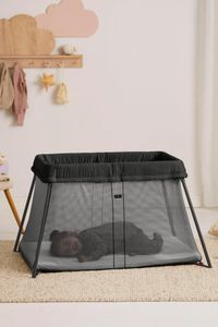 BabyBjörn Travel Cot Light – Portable Baby Crib, Black