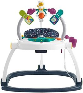 Fisher-Price Jumperoo Baby Bouncer and Activity Center with Lights and Sounds, Astro Kitty SpaceSaver, HPH46