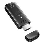 Wireless HDMI Display Dongle Adapter, 4K Decode & 1080P@60Hz Wireless Casting for iPhone/iPad/MacBook to TV/Monitor/Projector, Plug & Play Portable HDMI Extender Support AirPlay