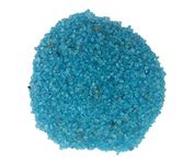 Maalavya Sugar Size Crystal Sand for Home and Garden Décor, Aquarium Substrate 1 Kg (Cerulean Blue)