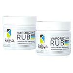 KaLaya Breathe Easy Vaporizing Rub (Pack of 2)- Nasal Decongestant, Cough Suppressant, Relief from Cold, Aches, & Pains and Chest Rub