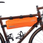 Aqua Evo Adventure Bicycle Cycle Frame Pack, Orange