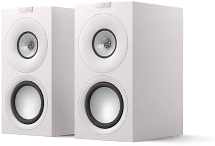 KEF Q Concerto Meta Three-Way Bookshelf Speaker (White, Pair)