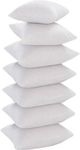 HOMECRUST Microfibre Cushion Fillers Pillow 18 x 18 inch / white - (Pack of 7)