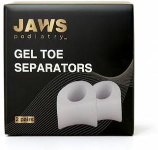 Toe Separators for Bunion Correction and Toe Alignment – Medical Grade Gel Spacers for Yoga, Pedicure & Daily Wear