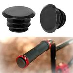 Bicycle Bar End Plug, 2 Pcs Bar End Plugs Bicycle Handlebar Bar End Plugs Caps Strong End Plugs Caps Locking Grip Plastic Handle Grip Bar End Handlebar End Caps for Bike Bicycle Cycle Camera Grip