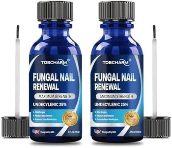 Tobcharm Toenail Fungus Treatment For Toenail & Finernails, 25% Undecylenic acid, Toe Nail Fungus Treatment Extra Strength, Tea Tree Oil for Tonail Fungus Treatment, Blue