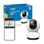 Tapo 2K QHD Indoor Pan/Tilt Security Wi-Fi Camera, AI Detection,360° Visual Coverage, Night Vision, Customizable privacy Mode, Cloud &Local Storage, Works with Alexa&Google Home(Tapo C220)