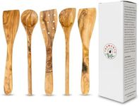 Tramanto Olive Wood Utensil Set 5 P