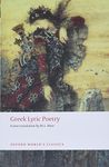 Greek Lyric Poetry