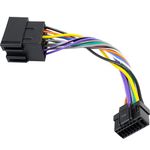 Jayubien Radio Wire Harness Adapter Compatible with Alpine CDA CDE UTE Car Stereo Wiring Connector 16Pin ISO Plug