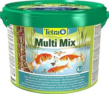 Tetra - 136229 / Pond Multi Mix - Nourriture pour poissons d'étang - Mélange de flocons / bâtonnets / plaquettes / gammares - Seau 10 l (Import Allemagne)