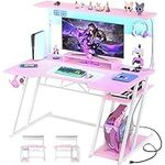 Gaming Computer Desk with Storage S