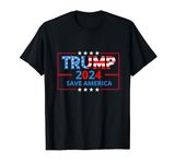 Trump 2024 Flag Save America Election Trump 2024 T-Shirt