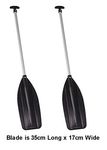 H2o Kayaks Pair Raft/Canoe Paddle 124 cm length