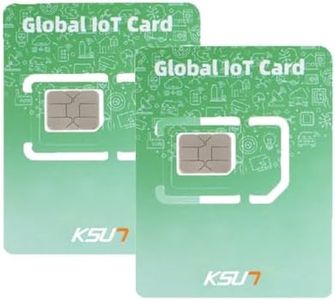 KSUN 2-Pack Data Card Only for Global POC Walkie Talkie CT58/CT1Plus/CT80, 1 Years Limited, No Monthly Fee, Please Contact us After Placing Your Order, and we can Activate it for You Free of Charge.