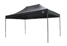 All Seasons Gazebos 3x4.5m Pop Up with Accessories | Heavy Duty, Fully Waterproof, High-Grade Materials (Black)