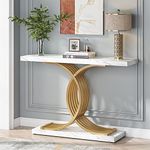 Tribesigns Gold Entryway Table, Mod