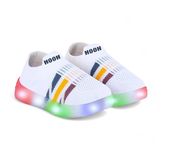 HOOH Kids Sneakers cum Baby boys and Girl shoes (Age group chart in images for greater than 5 Years Choose accordingly) (White, 3 Years)